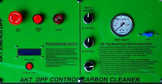 AKT ARAÇ ÜZERİNDE DPF PARTİKÜL FİLTRE TEMİZLEME MAKİNESİ 1 YIL GARANTİ TEKNİK DESTEK