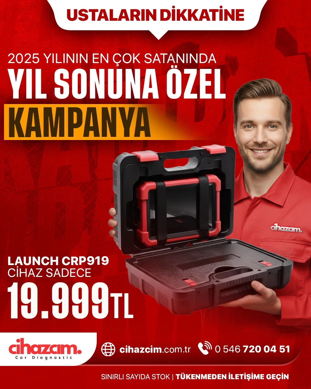 LAUNCH CRP919 ARIZA TESPİT CİHAZINDA KAMPANYA