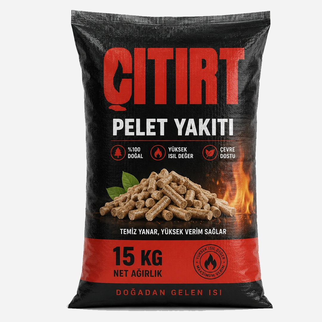 Çıtırt A1 En Plus 6mm 15kg %100 Doğal Çam Peleti